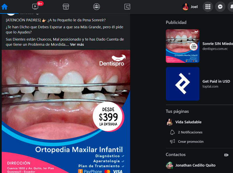 marketing dental en redes sociales

