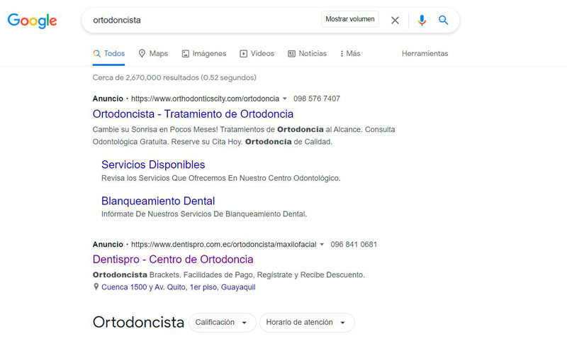 marketing dental con google ads
